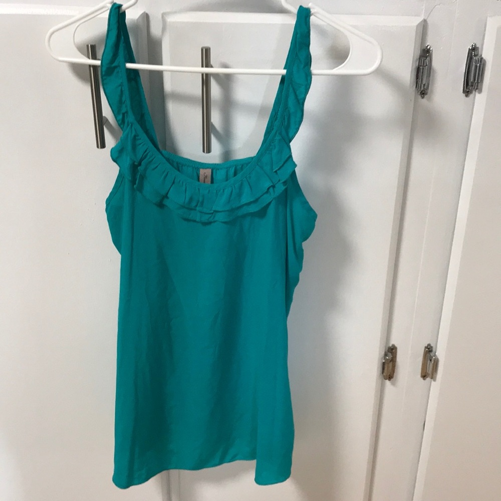 Teal tank top